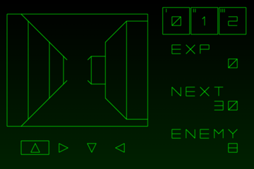 フィールドでは方向を選択して移動