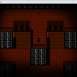 中央にいる臆病の悪霊狼