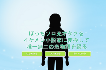 タイトル画面。あるエンディング画面と対になる