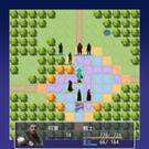 １画面に収まるマップでシンプルなバトルで、ゲームに集中しすぎないようにしています