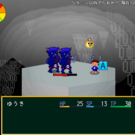 戦闘は、ターン制コマンドバトルにノックバック要素を融合した「ノックバックバトル」です