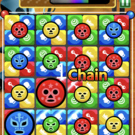 丸ボタンから繋がるブロックが縦か横に３追叙繋がると消えます