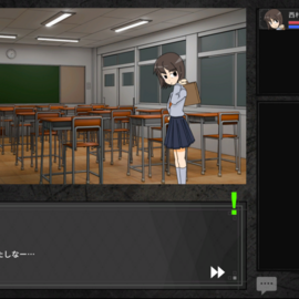 ゲーム中も登場人物による会話が繰り広げられます。また、発言機能により主人公は自由に発言出来ます。謎解きに活用して下さい