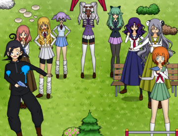 10人以上の女の子キャラが登場