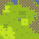 フィールド画面　スクラップが転がっている