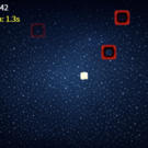 赤い闇から敵を避けてください。