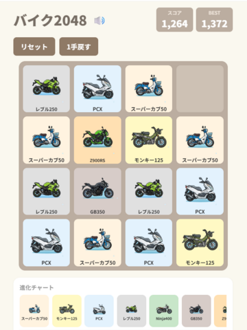 ゲームプレイ画面