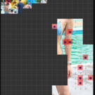 爆弾をクリックしてパネルを開いてください。2面はやや難しいです。