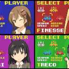 「プロ生ちゃん」ほか４人のキャラから異なる性能の機体を選択可能