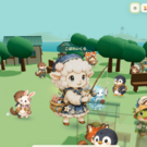 ゲームが進むと島が賑やかに