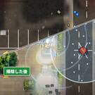 歩いた所から街がキレイに