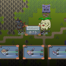 戦闘画面です　モンスターはすべてオリジナルになります