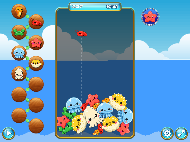 おさかなゲーム［フリーゲーム夢現］スマホページ